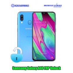 Samsung Galaxy A40 SM-A405F FRP Unlocking Service